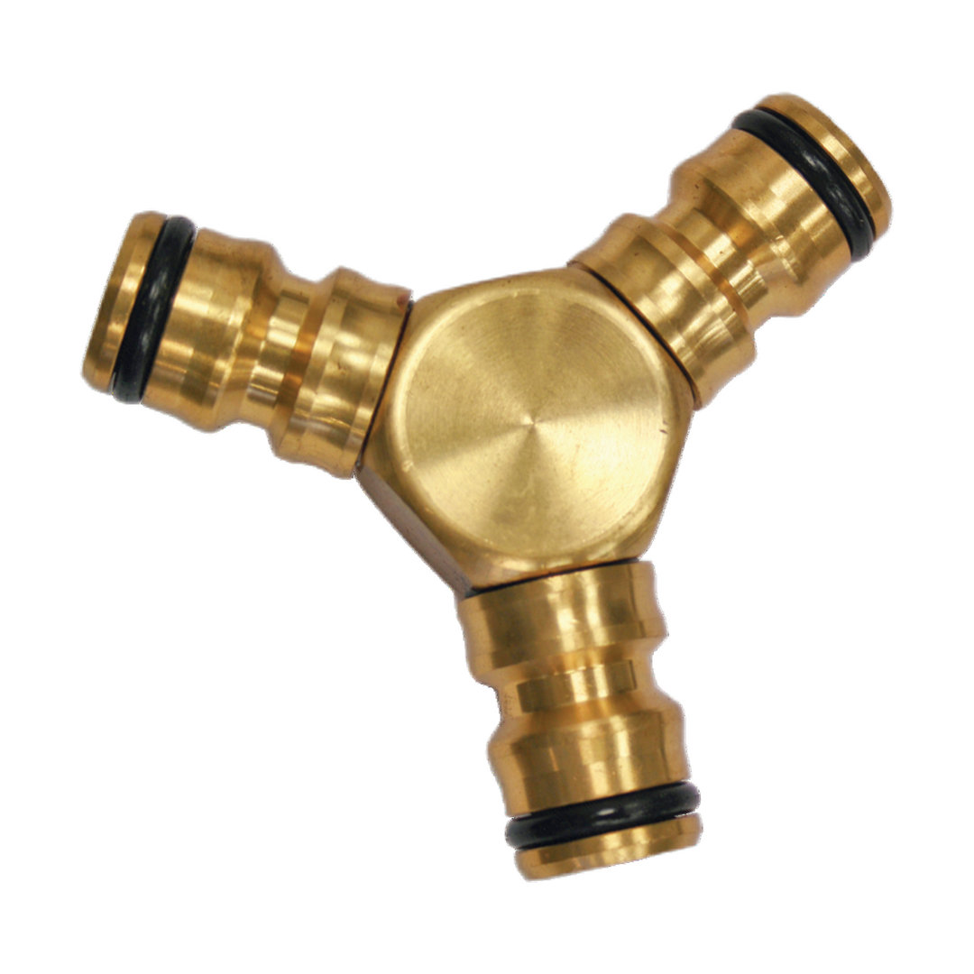 Hose 3-Way Metal Coupler