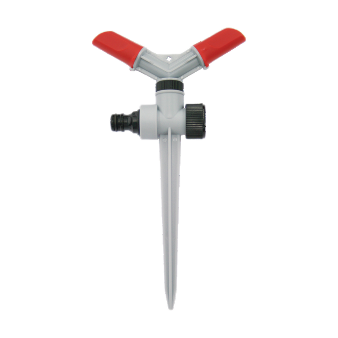 Arm Rotating Sprinkler & Water Hose Connector