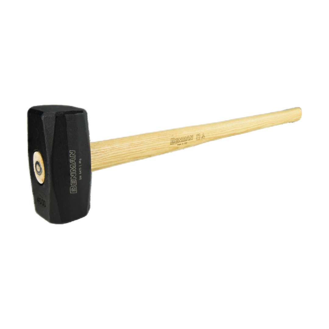 Sledge Hammer, Double Face, Wooden Handle 90Cm, 5Kg, Din 6475