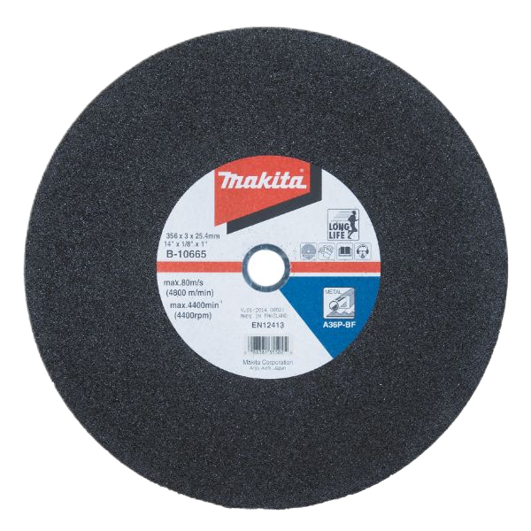 Chop Saw Wheels 355mm x 3mm x 25.4mm A36PBF 5 pcs