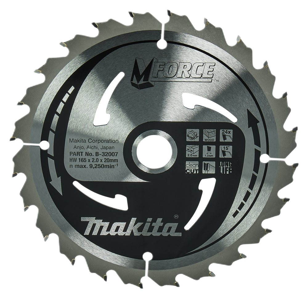 MAKITA TCT SAW BLADE CSMX16524E 2.0 M-FORCE