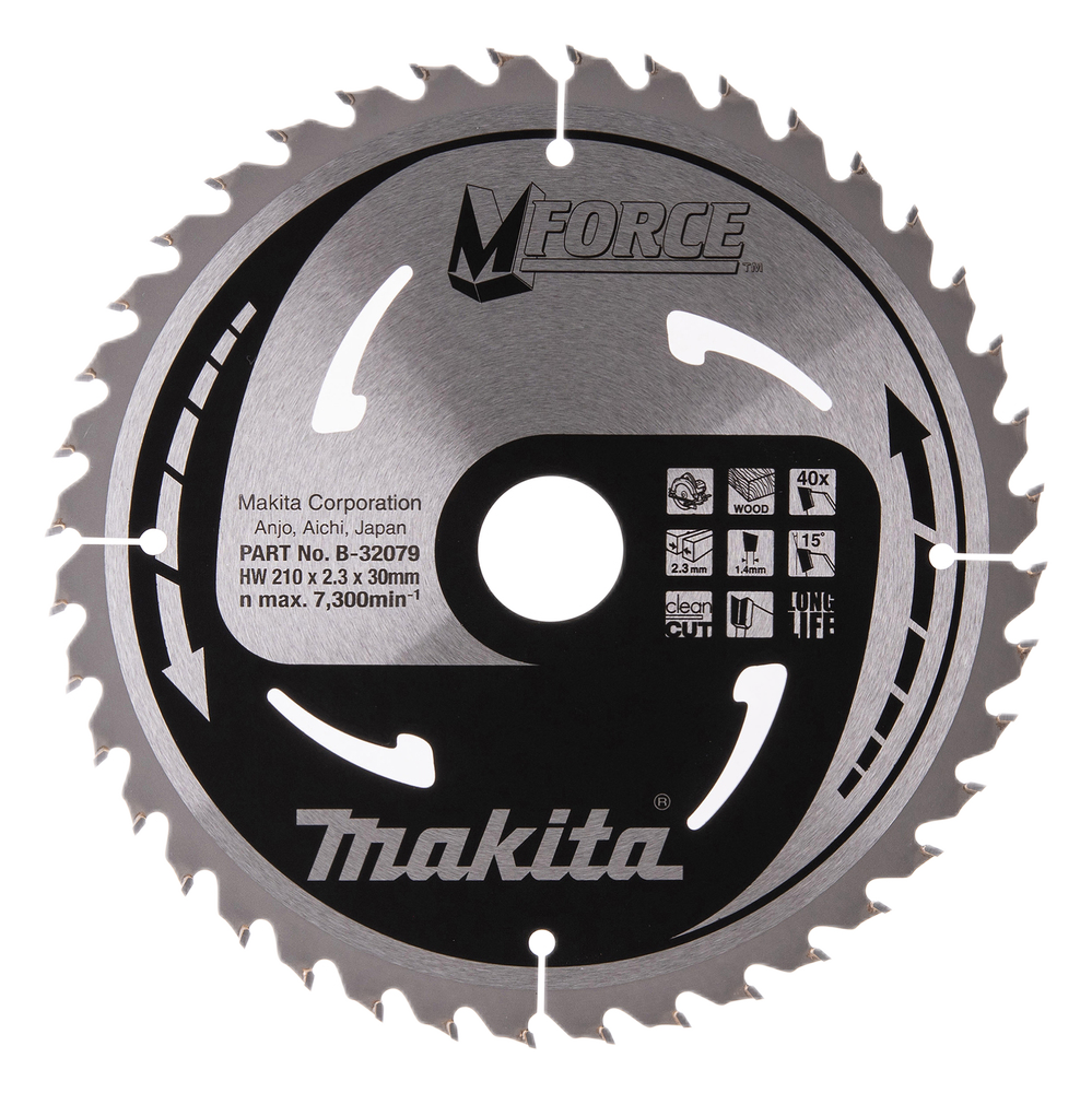 MAKITA TCT SAW BLADE CSFX21040G 2.30 M-FORCE