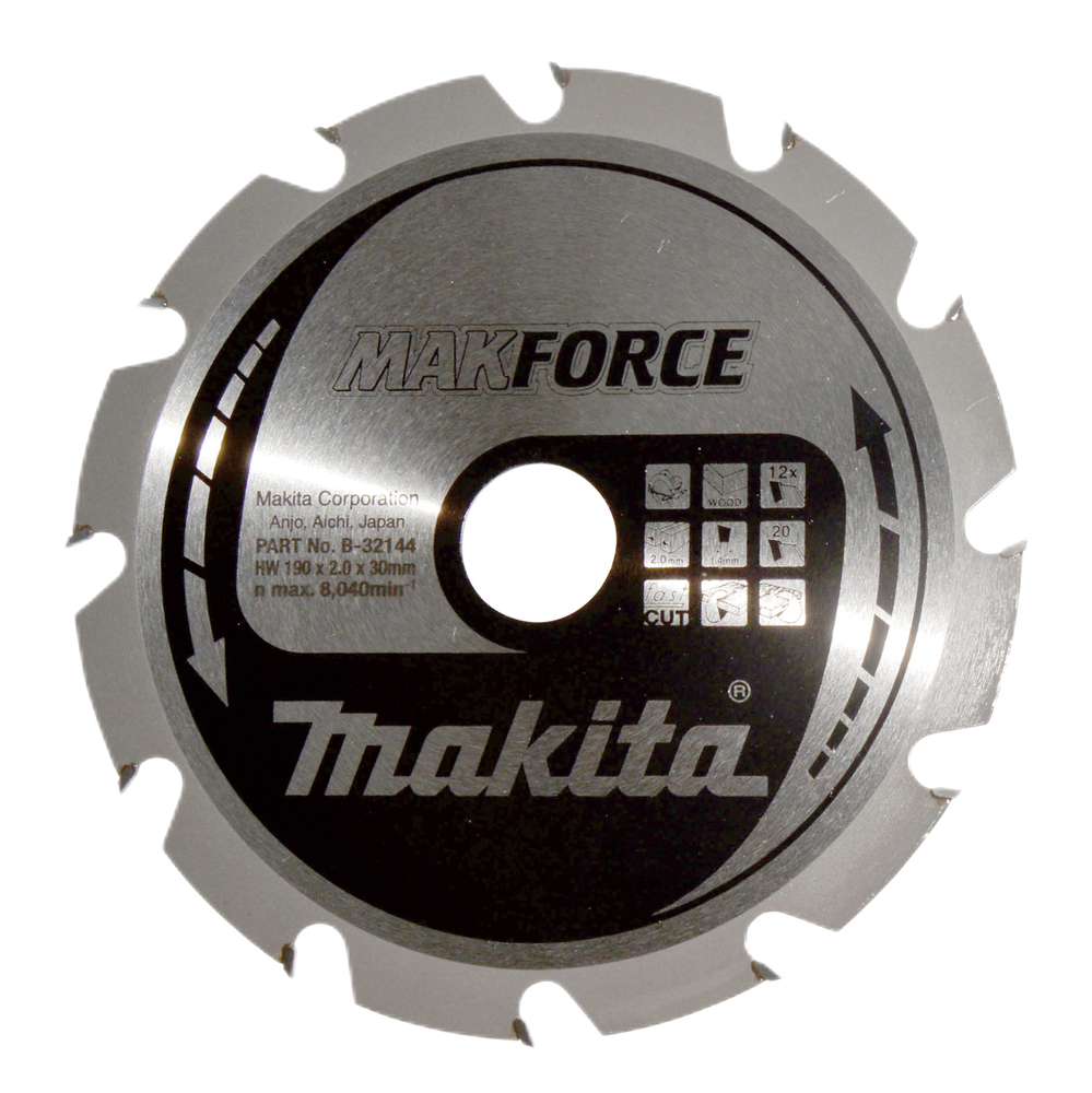 MAKITA TCT SAW BLADE CSC19012G 2.00 MAKFORCE