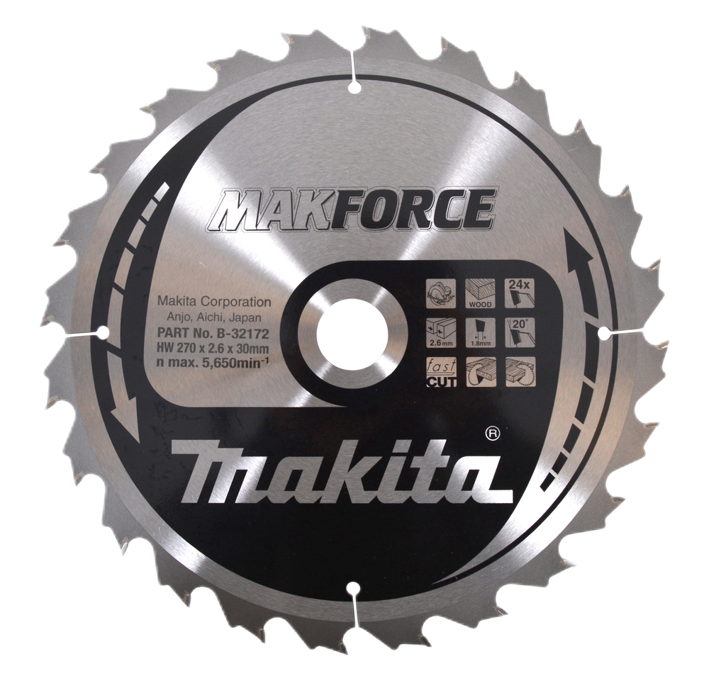 MAKITA TCT SAW BLADE CSC27024G 2.60 MAKFORCE