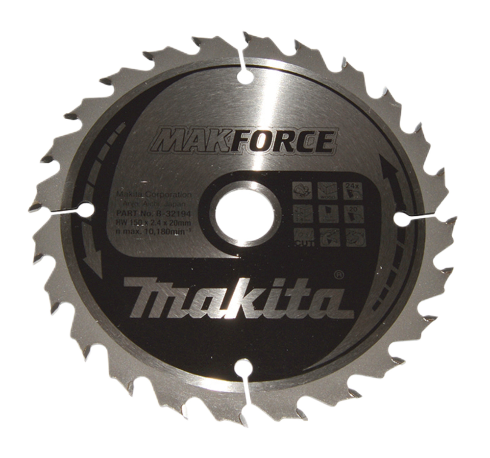 MAKITA TCT SAW BLADE CSM15024E 2.40 MAKFORCE