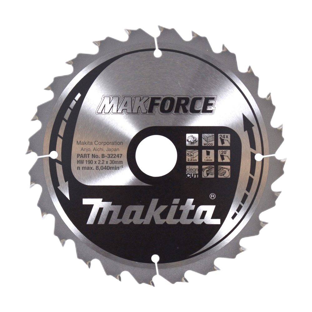 MAKITA TCT SAW BLADE CSM19024E 2.20 MAKFORCE