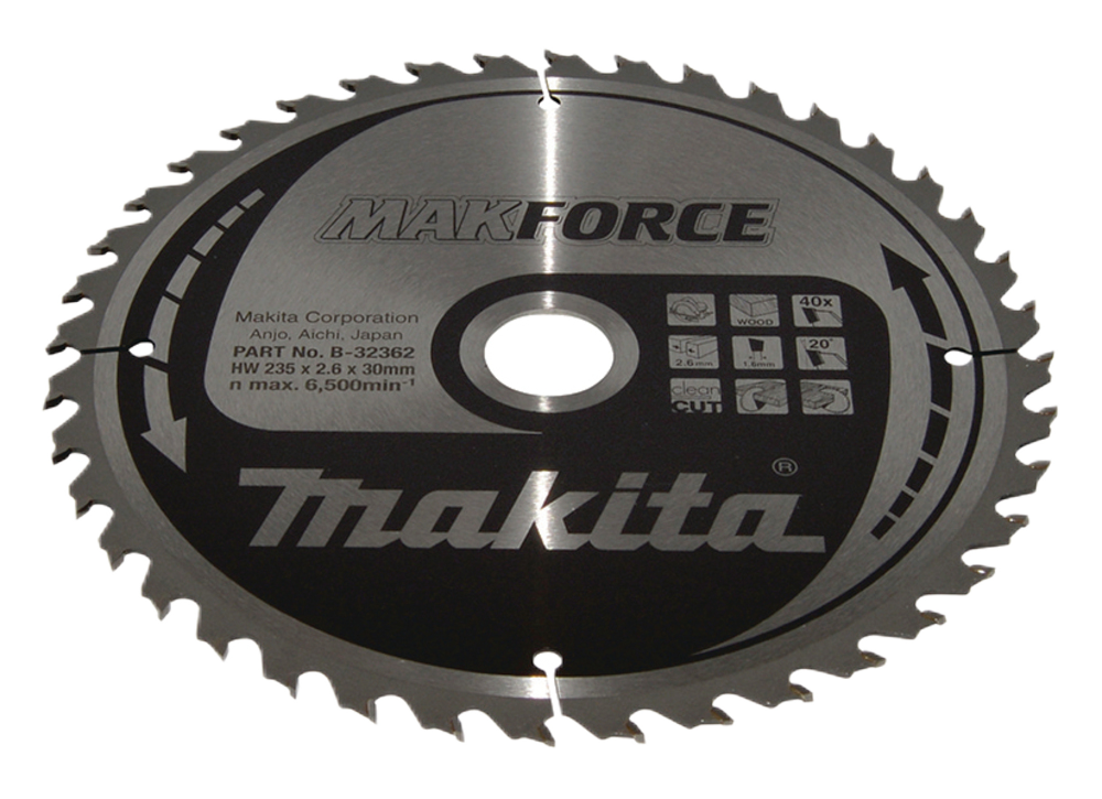 MAKITA TCT SAW BLADE CSM23540G 2.60 MAKFORCE