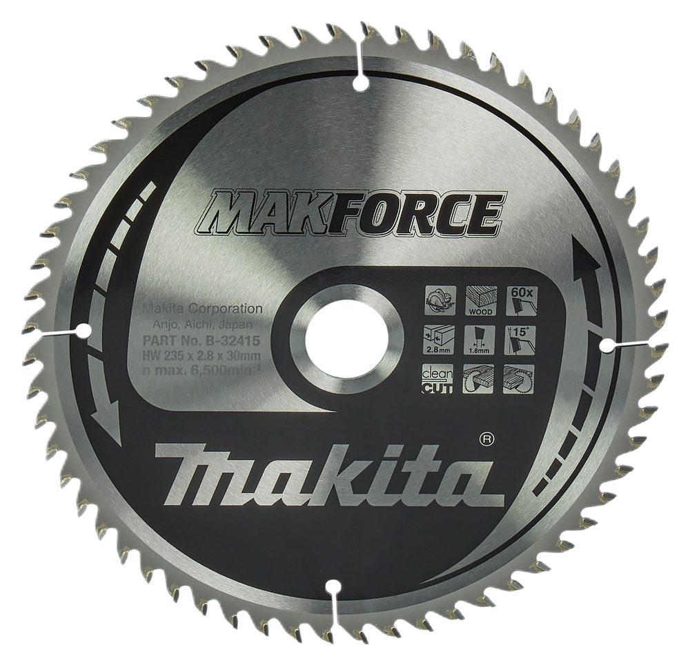 MAKITA TCT SAW BLADE CSXF23560G 2.80 MAKFORCE