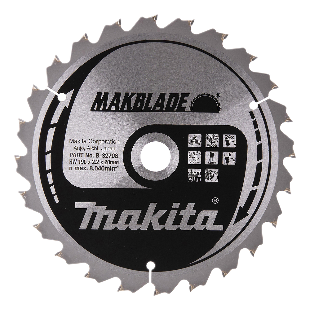 MAKITA TCT SAW BLADE MSC19024E 2.20 MAKBLADE