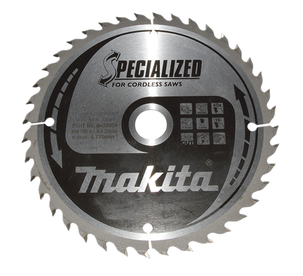 MAKITA TCT SAW BLADE CCF16540E 1.60