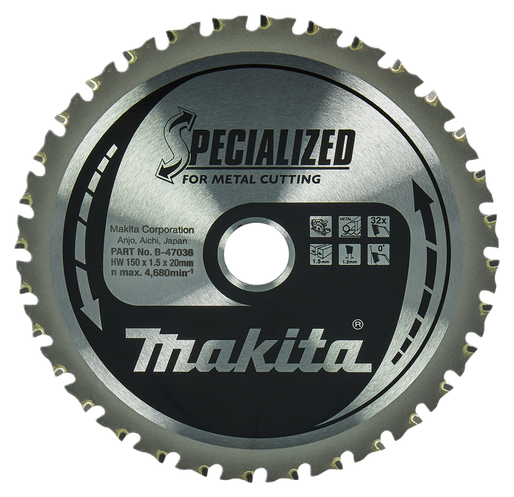 MAKITA TCT SAW BLADE 150X20X32T (REPLACEMENT FOR B-46296)