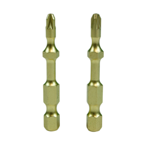 Impact Gold Slim Torsion Screw Bit Pz2 - 50Mm 2 Pcs