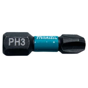 Impact Black Torsion Bit PH3 1/4 Hex Shank 25 mm 2 pcs