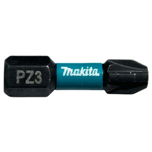 Impact Black Torsion Bit PZ3 1/4 Hex Shank 25 mm 2 pcs
