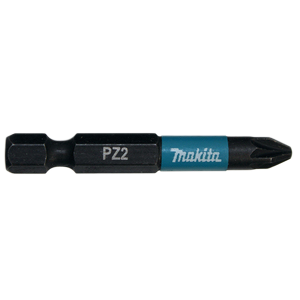 Impact Black Torsion Bit PZ2 1/4 Hex Shank 50 mm 2 pcs