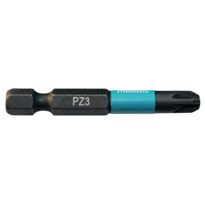 Impact Black Torsion Bit PZ3 1/4 Hex Shank 50 mm 2 pcs