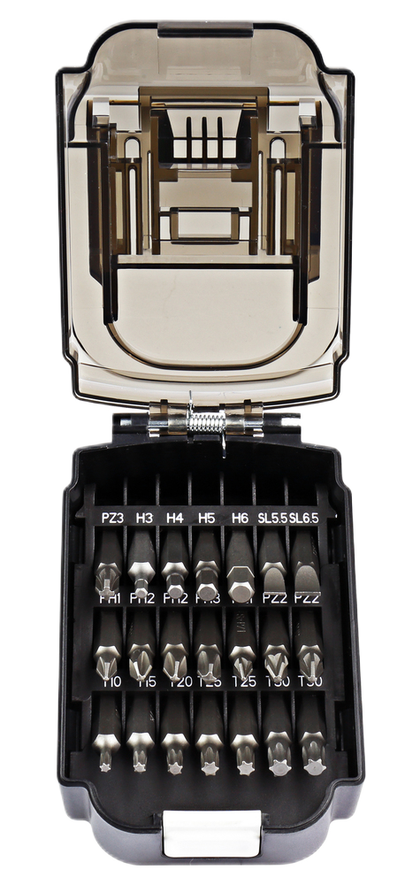 Screw Bit Set in Battery Shape Case 21 pcs