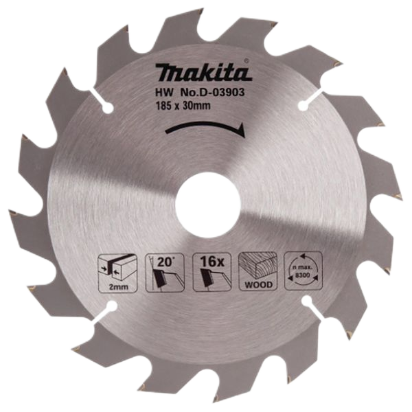 MAKITA TCT SAW BLADE 185X16TX16(30)