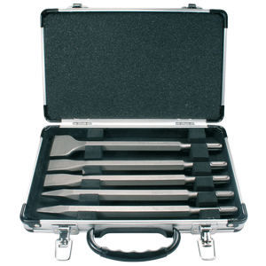 SDS-PLUS Chisel Set Bull Point /2 x Cold Chisel /Scaling Chisel 250mm 5 pcs