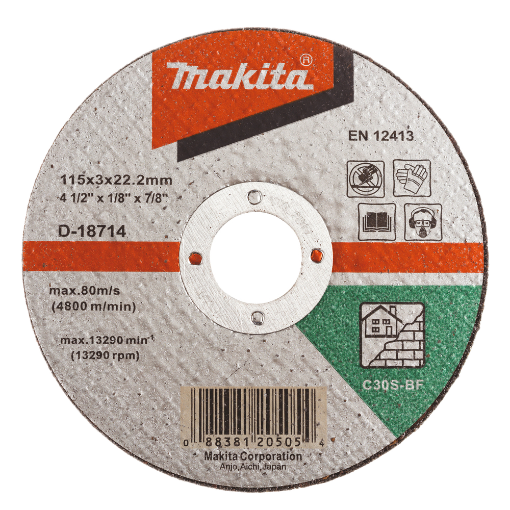 Cut Off Wheels for Stone 115mm x 3mm x 22.2