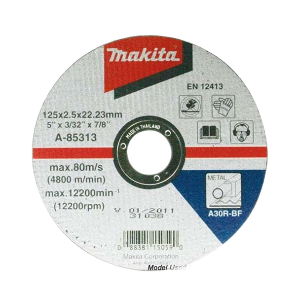 Thin Slitting Disc for Stainless Steel 115mm x 1.2mm x 22.23mm WA60T 10 pcs