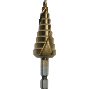 Step Drill Bit Spiral Flute TiN 4-32mm 1 pcs