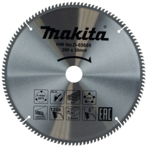 MAKITA *TCT SAW BLADE 260MMX120T MULTIPURPOSE