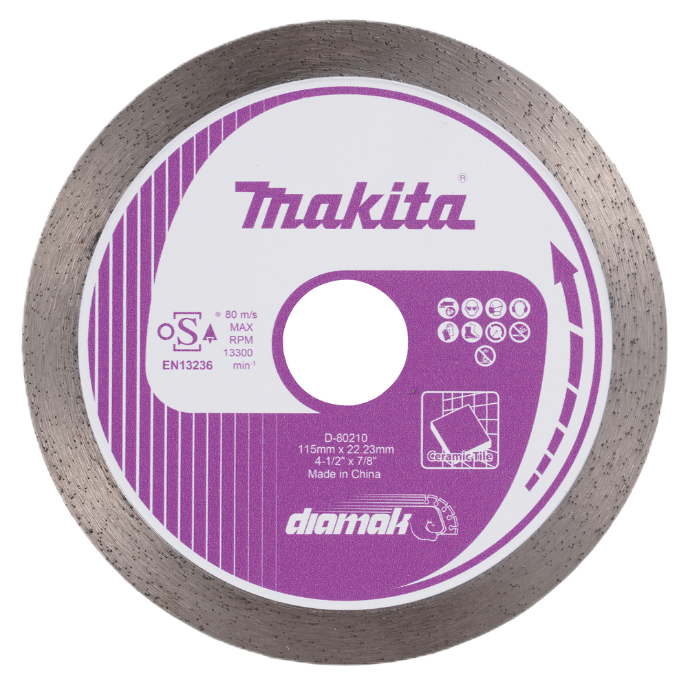 Diamond Wheel Continuous Rim 115MM