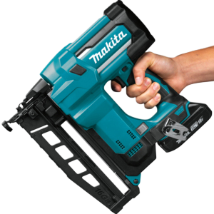 16G Brad Nailer with 2x 5.0Ah batts and DC18RC charger in a Makpac case