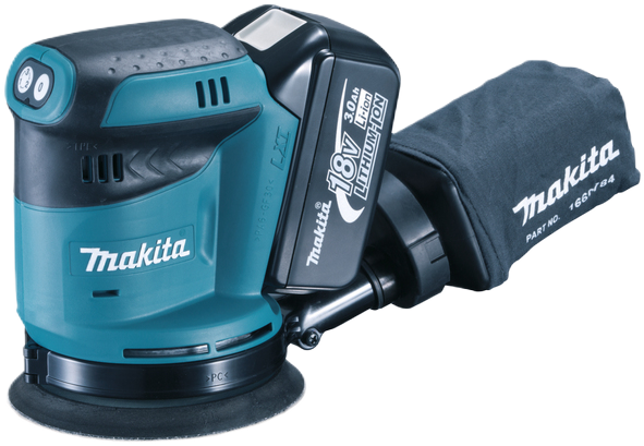 Random Orbit Sander With 2X 5.0Ah Batts And Dc18Rc Charger In A Makpac Case