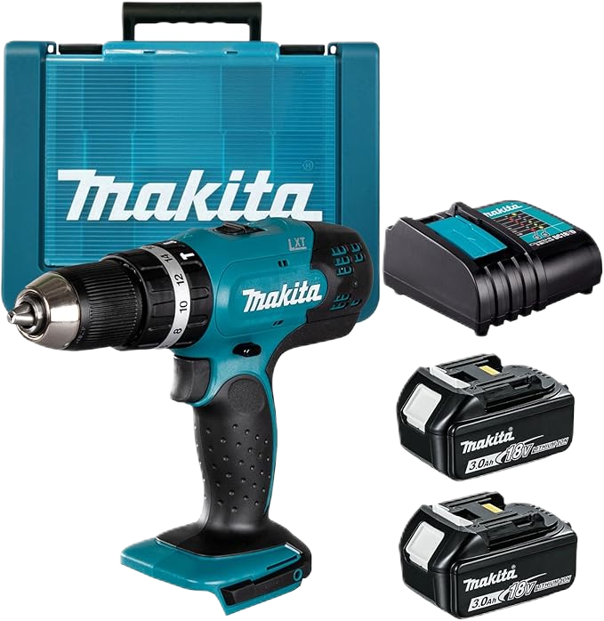 Brushless Combi Drill 54nm with 2x 4.0Ah batts and DC18RC charger in a Makpac case