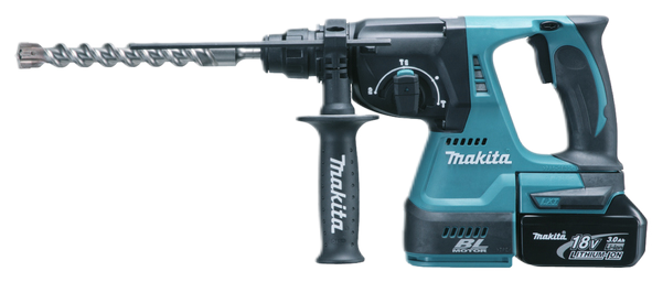Brushless Rotary Hammer 26mm (2 x 5.0Ah Batteries, Quick Change Chuck)