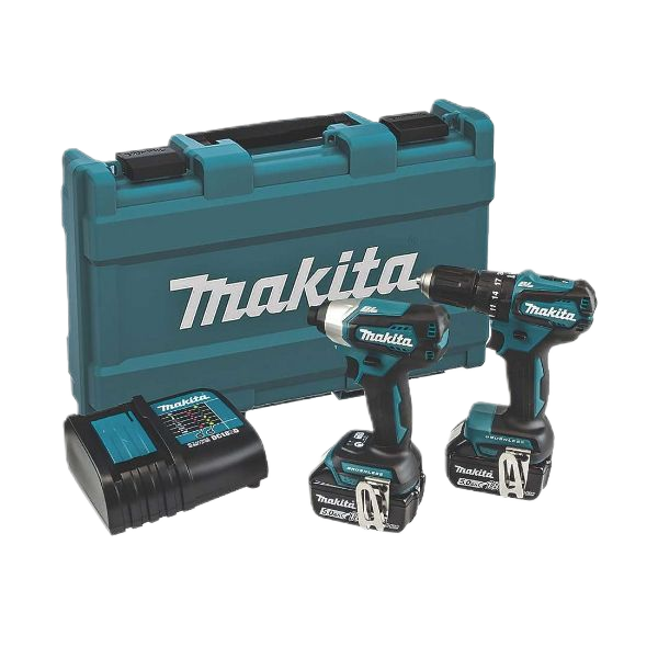 18V Lxt 2Pcs Combo Kit (Dhp483,Dtd155,2X5.0Ah,Charger,Case)