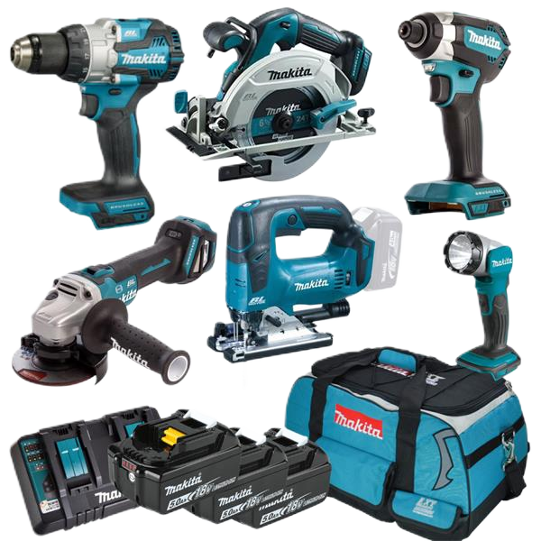 18V 6Pc Brushless Kit