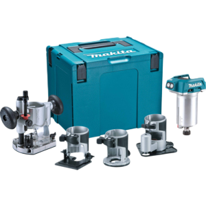 Router/Trimmer with Trimmer, Plunge, Tilt & Offset Bases in Makpac Case