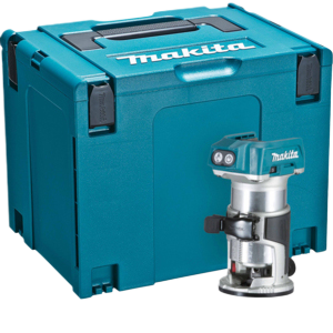 Router/Trimmer with Trimmer base, straight guide in Makpac case