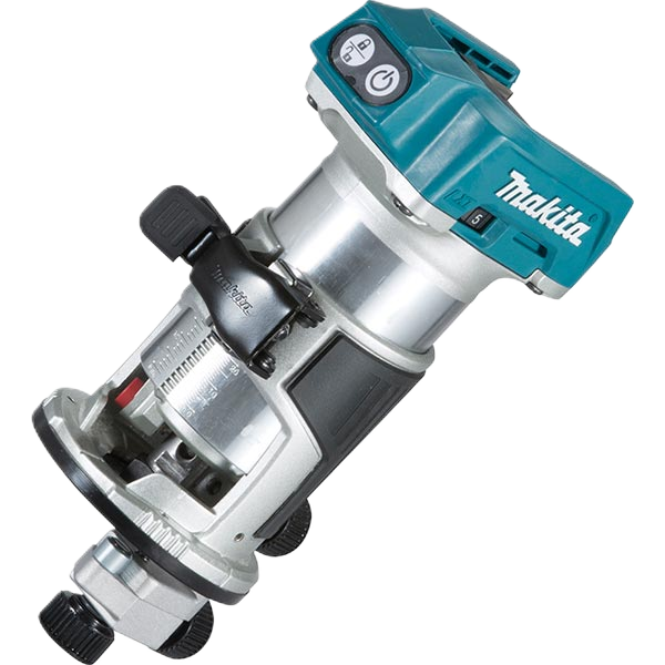 Router/Trimmer with Trimmer base, straight guide and trimmer guide in Carton box