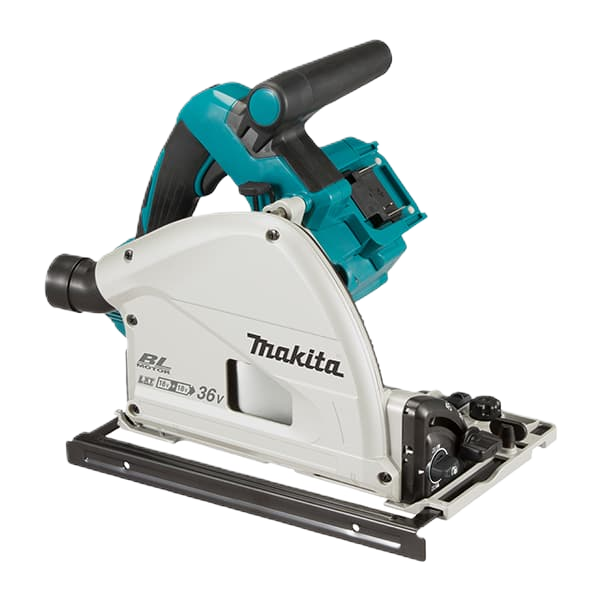 Twin 18V Brushless 165mm Plunge Saw in Makpac case