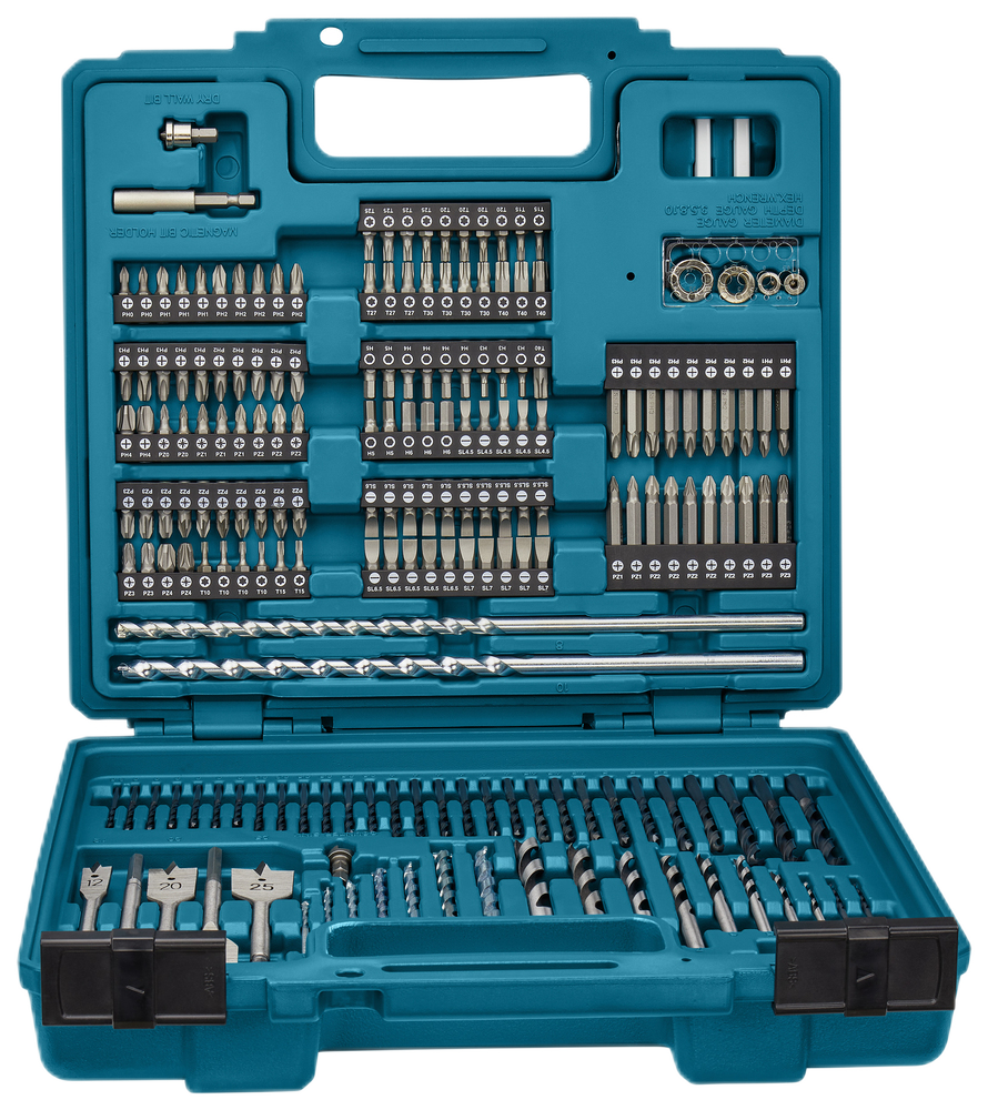 256Pc Drill & Screw Bit Set