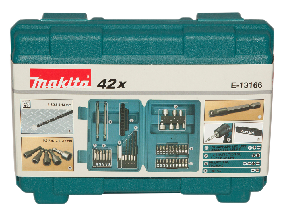 42 Piece Drill & Screw Bit Set