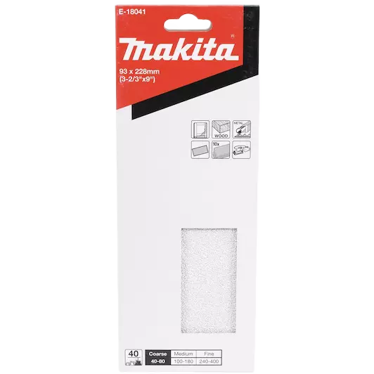 Abrasive paper 93x228mm a60g