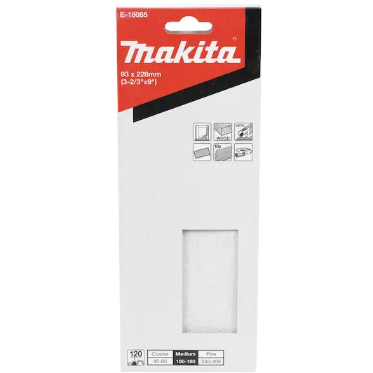Abrasive paper 93x228mm a120g