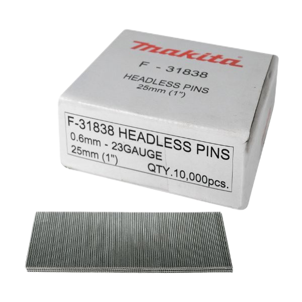 Headless Pin Nails DPT350/DPT353 23G Guage 0.6mm x P30 mm 10000 pcs
