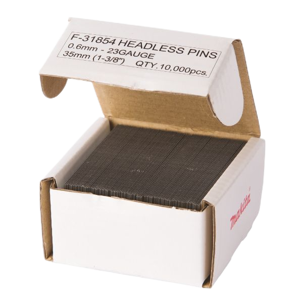 Headless Pin Nails DPT350/DPT353 23G Guage 0.6mm x P35 mm 10000 pcs