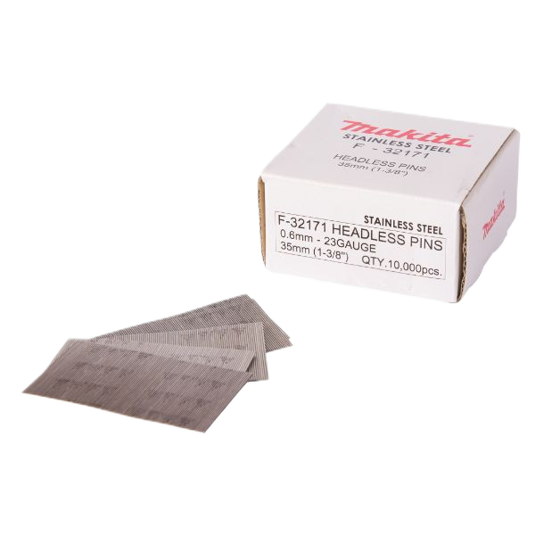 Stainless Steel Headless Pins 23G Guage 0.6mm x P35S mm 10000 pcs
