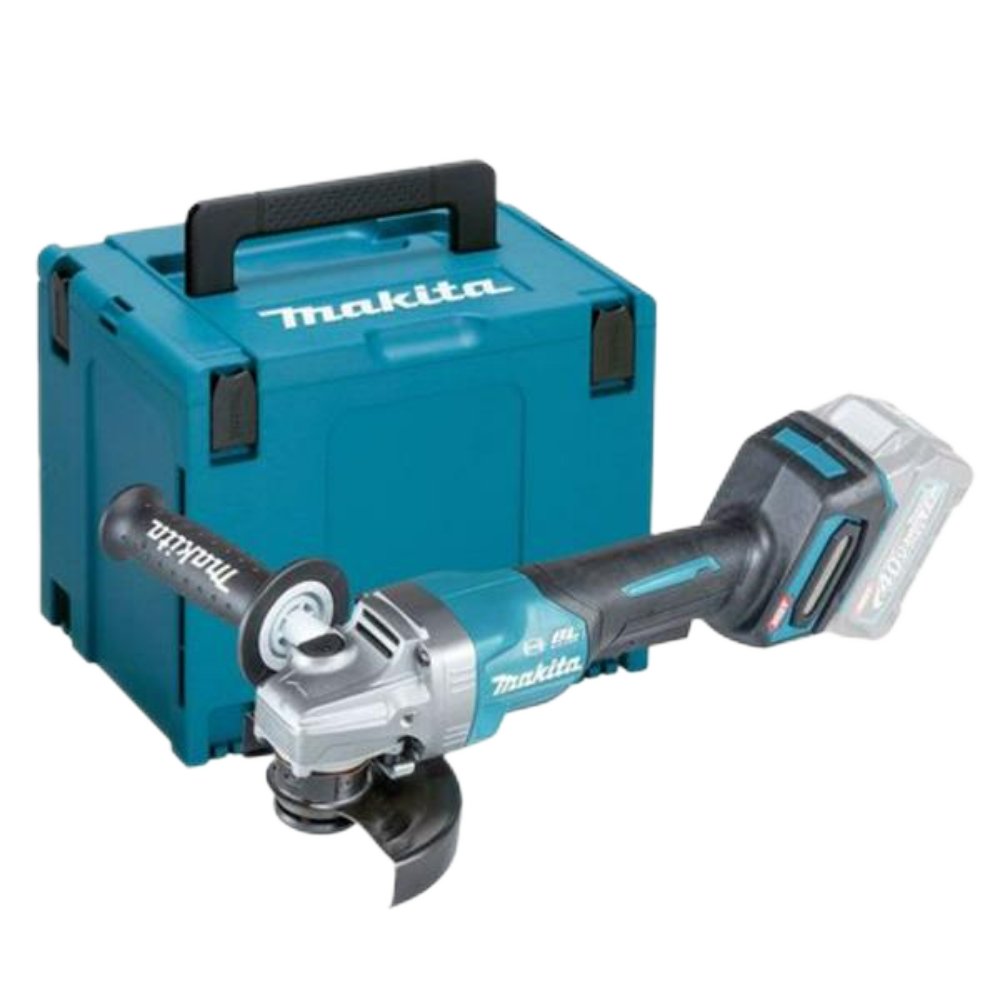 40V MAX XGT 125MM ANGLE GRINDER (PADDLE SWITCH) WITH MAKPAC CASE (BODY ONLY)