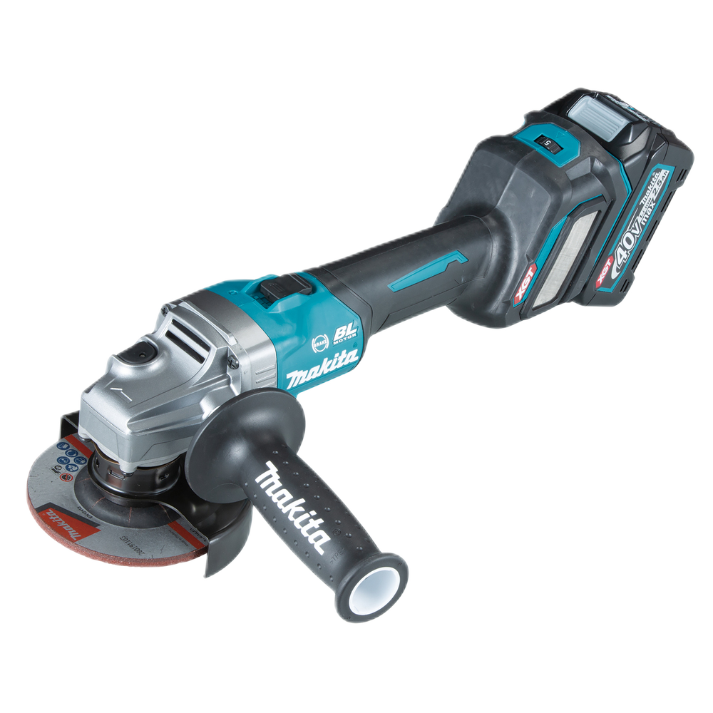 40V Max XGT 115mm Angle Grinder (Slide Switch) - Variable Speed + AWS
