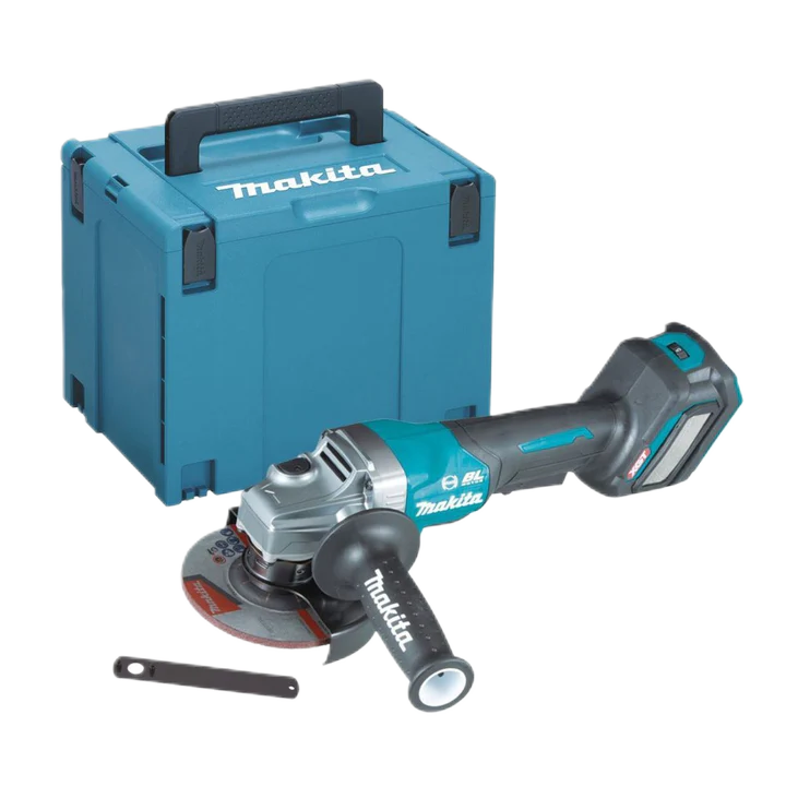 40V MAX XGT 125MM ANGLE GRINDER (PADDLE SWITCH) - VARIABLE SPEED + AWS WITH MAKPAC CASE (BODY ONLY)