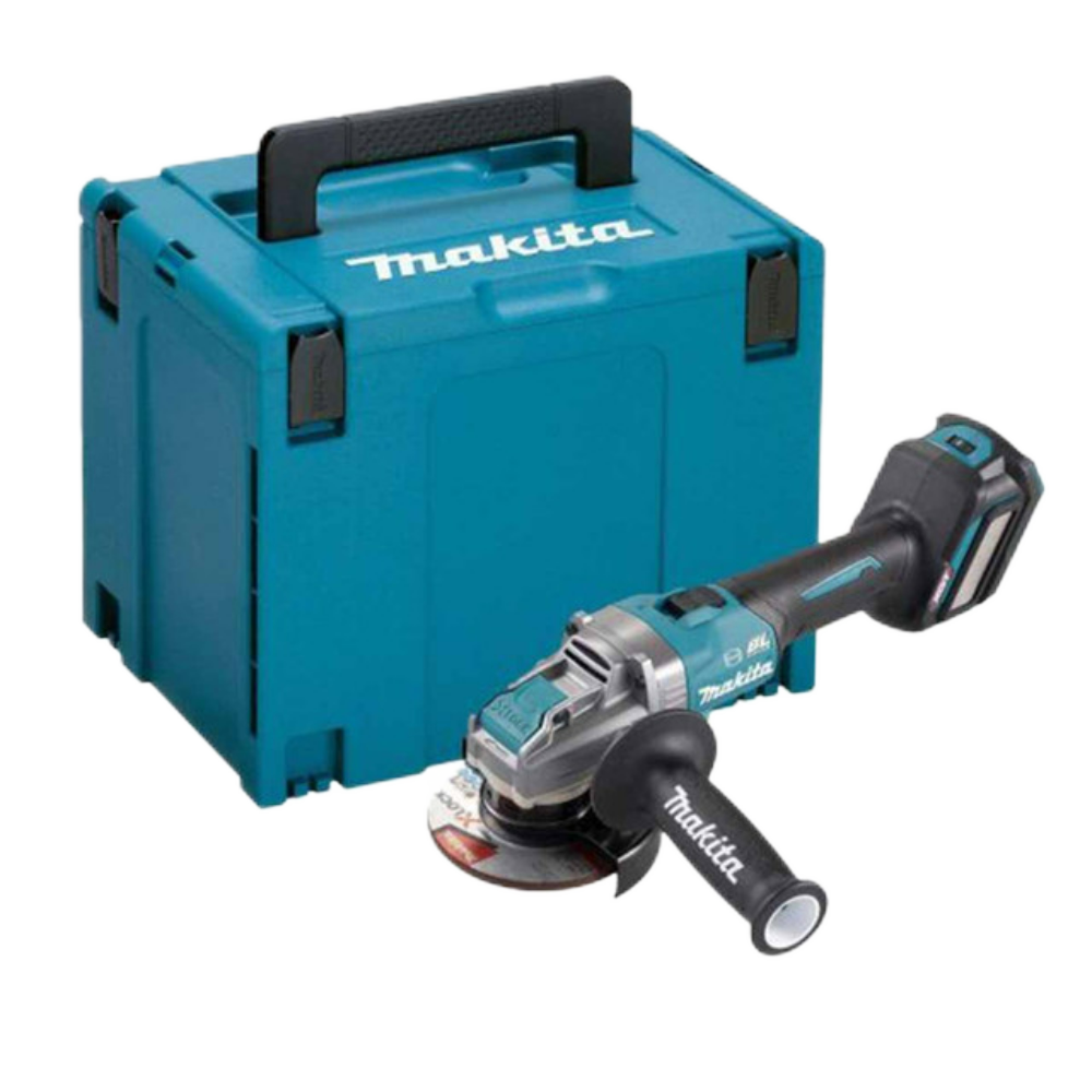 40V MAX XGT 115MM ANGLE GRINDER (SLIDE SWITCH) - X-LOCK + AWS WITH MAKPAC CASE (BODY ONLY)