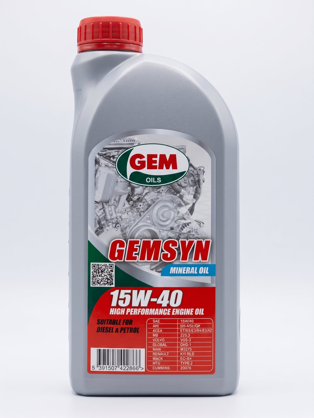 Gemsyn Mineral Oil 15W-40